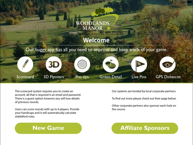 Woodlands Manor Golf Club - Buggy