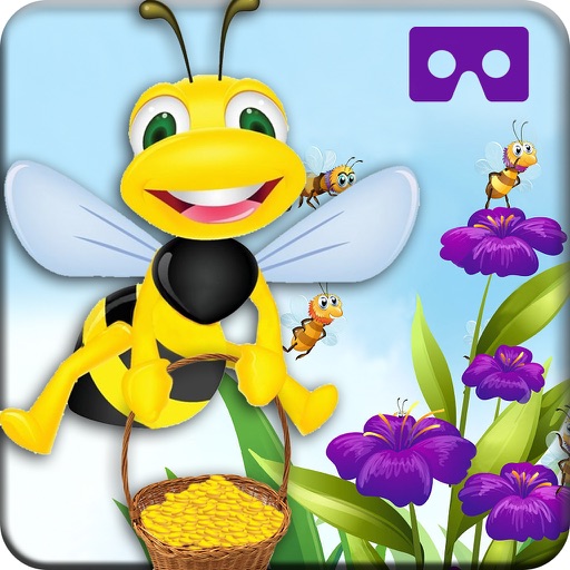 VR Honey Bee Pollen Adventure - Best VR Game iOS App