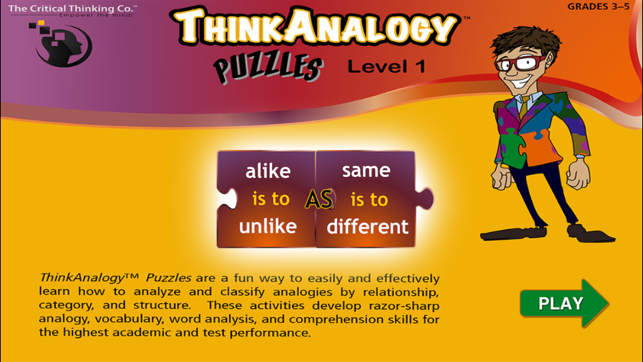 ThinkAnalogy™ Puzzles Level 1(圖1)-速報App