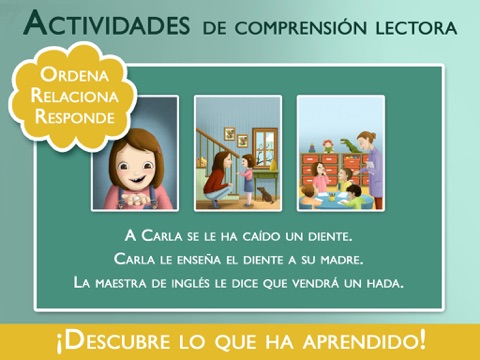 Enséñame a leer con Carla. Cuento y actividades screenshot 3