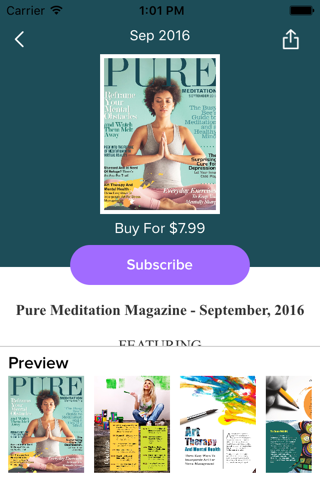 Pure Meditation Magazine screenshot 3