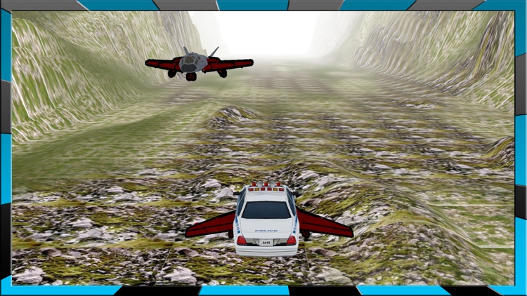 The Ultimate Flying Cop Car Shooter Simulator