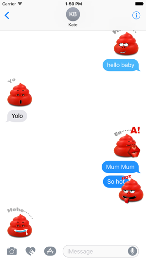 Cool red poop animated - Fx Sticker(圖2)-速報App