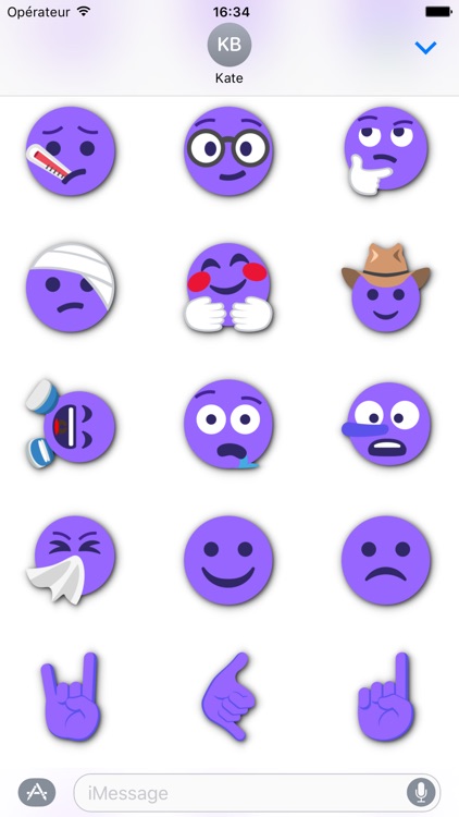 PURPLE Emoji • Stickers for iMessage screenshot-4