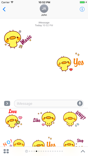 Happy Chicks Stickers Pack for iMessage(圖2)-速報App