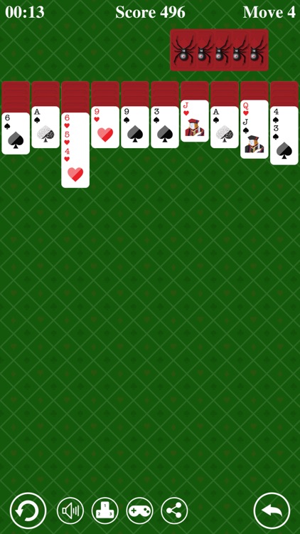 Spider Solitaire simple screenshot-3