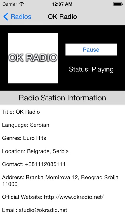 Serbia Radio Live Player (Serbian / Србија / српски радио) screenshot-3