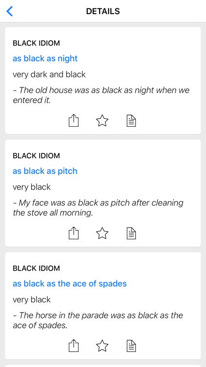 Medical & Color idioms