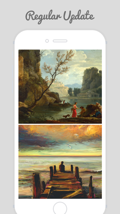 How to cancel & delete Oil Painting - Beautiful Landscape Wallpapers from iphone & ipad 2