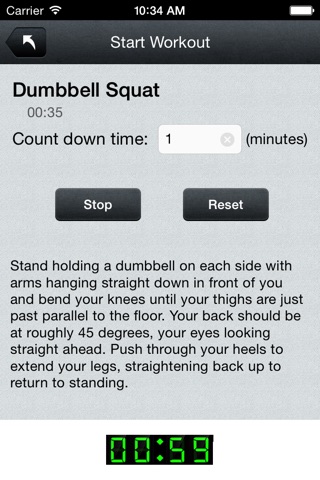 Dumbbell Squats Challenge Exercises & Workouts screenshot 4