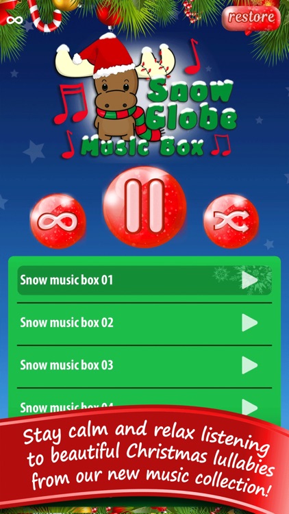 Snow Globe Music Box And Christmas Lullaby Player