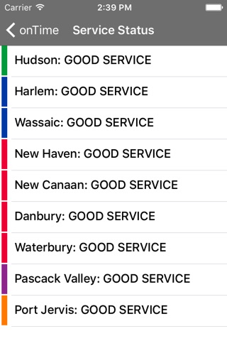 onTime : MNR (Metro North Rail) screenshot 4