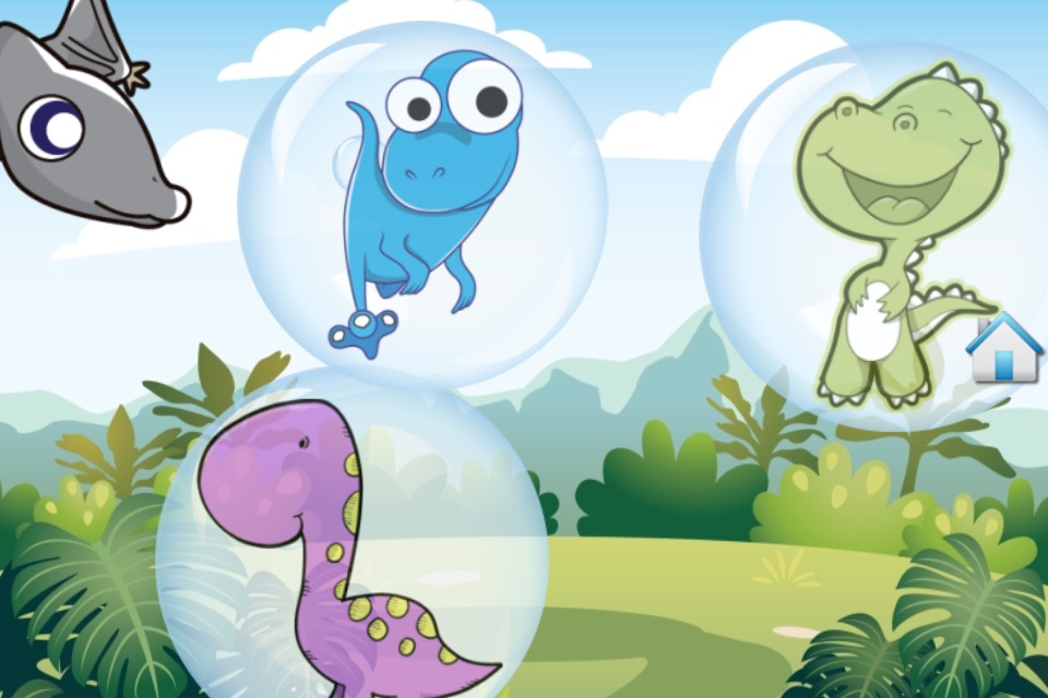 Dino Bubbles for Toddlers : discover the Dinosaurs ! FREE App screenshot 4
