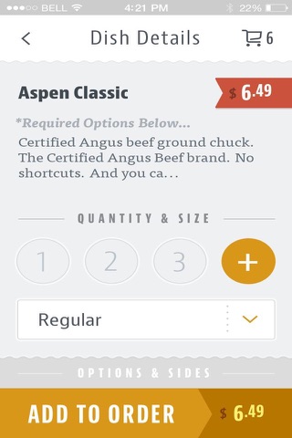 Aspen Burger Company screenshot 4