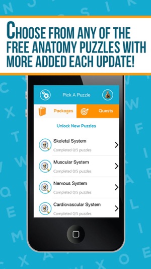 Anatomy Word Search- Medical Terms Game(圖2)-速報App