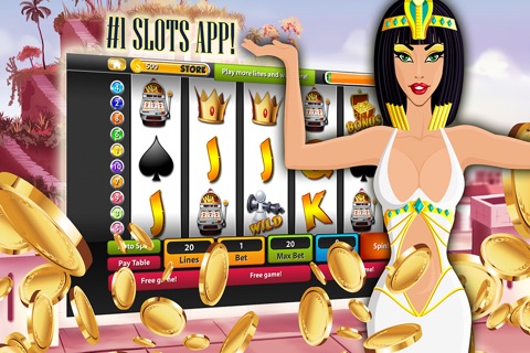 Gold Of Pharaoh - Fire Book Slot Machine screenshot 2