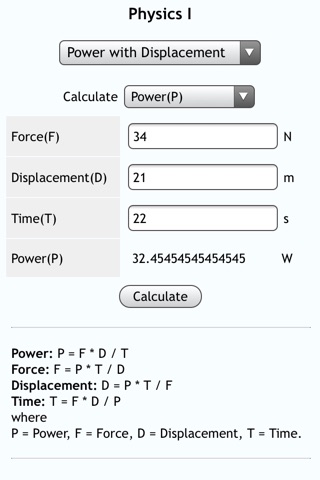 Physics I screenshot 2