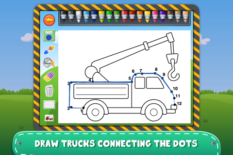 Trucks For Kids: Activity Center Things That Go HD screenshot 3