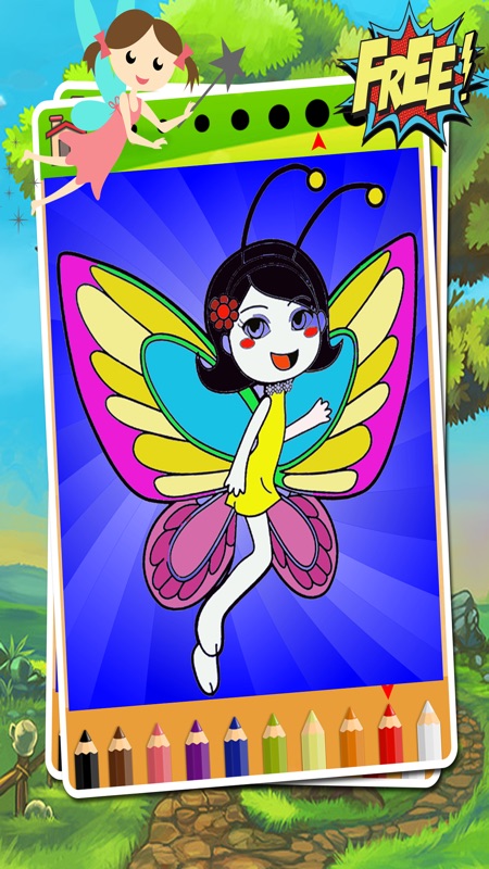 my fairy coloring book  fairy coloring game  online game