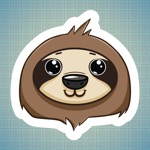 Sticker Me Sloth Character