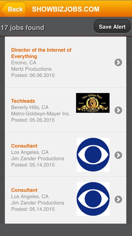 Showbizjobs : Entertainment Industry Job Search screenshot-3