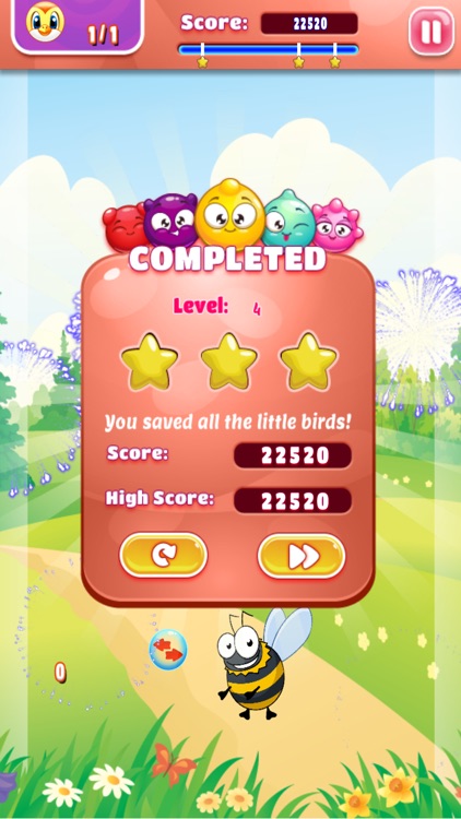 Bumble Bee Bubble - FREE - summer balloon pop adventure screenshot-4