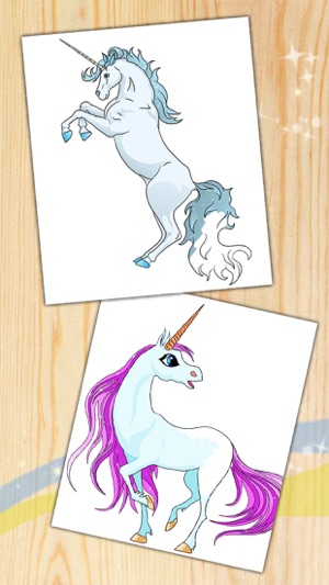 Unicorn & pegasus coloring pages Fantastic animals(圖3)-速報App