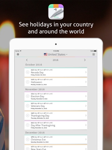 Countdown+ Calendar Events screenshot 3