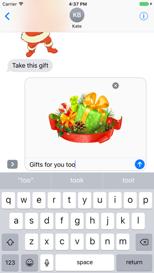 Christmas Gifts - Stickers for iMessage(圖3)-速報App