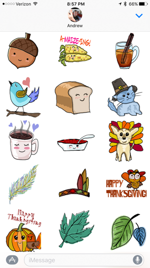 Thanksgiving Fall Stickers(圖3)-速報App