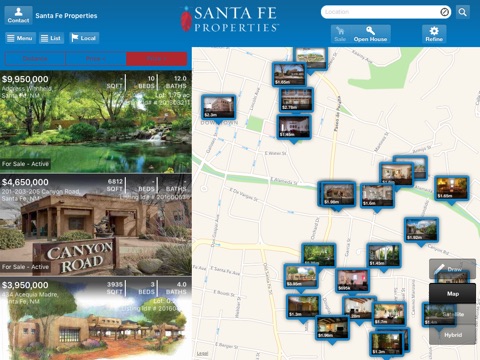 Santa Fe Properties for iPad screenshot 2
