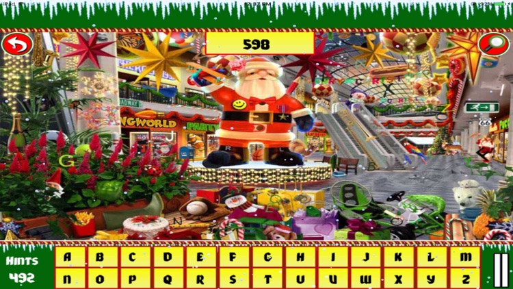 Christmas Hidden Objects:Free Hidden Alphabets