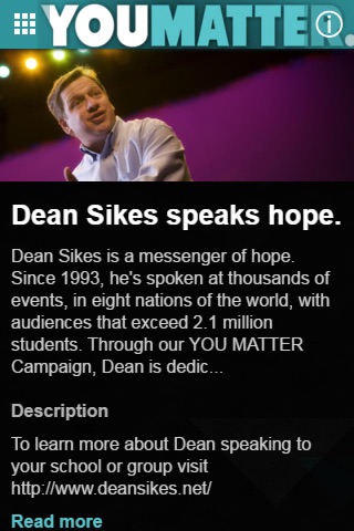 You Matter - Dean Sikes screenshot 2