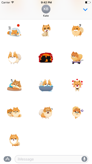 Cute Pom Dog Sticker(圖3)-速報App