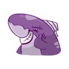 Funny Shark Sticker