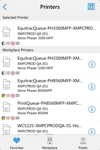 Xerox Print Portal MobileIron screenshot 2