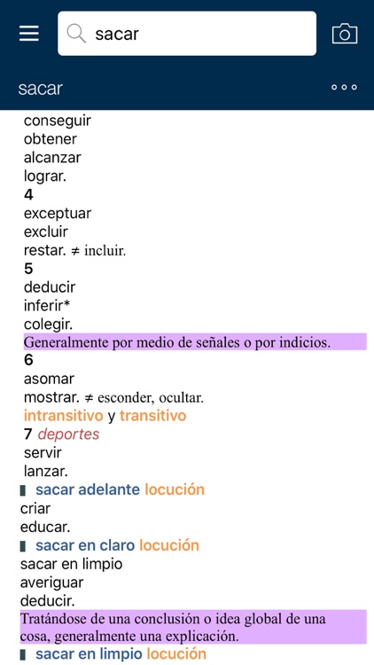 VOX General Spanish Dictionary and Thesaurus screenshot-3