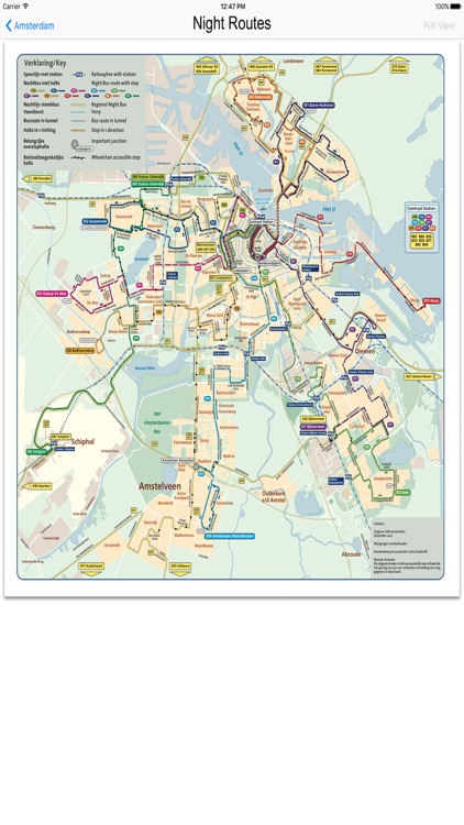 Amsterdam Metro Train Maps