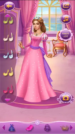 Game screenshot Dress Up Princess Thumbelina hack