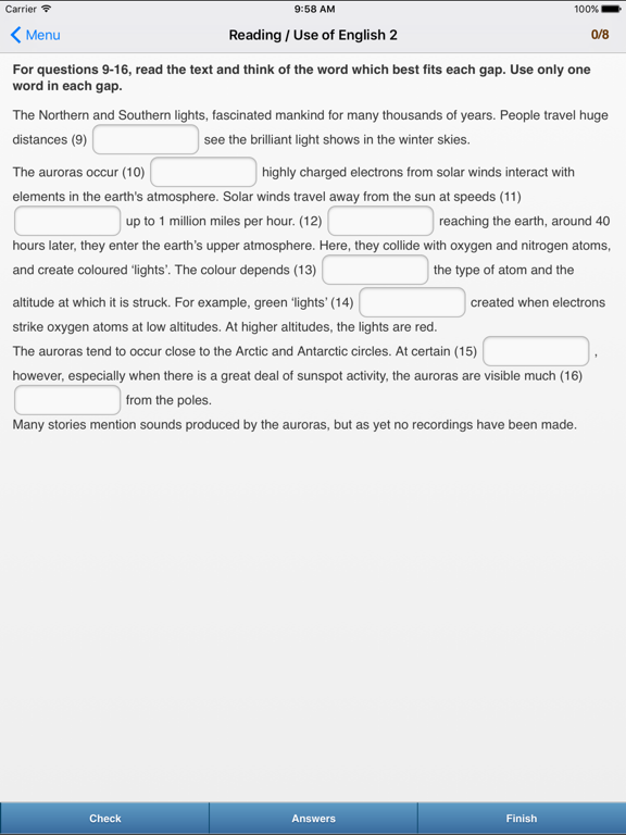 Screenshot #6 pour First (FCE) Reading & Use of English
