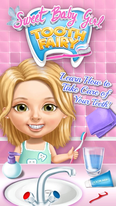 How to cancel & delete Sweet Baby Girl Tooth Fairy - No Ads from iphone & ipad 1