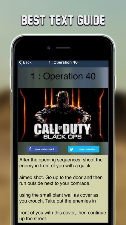 Guide Cheats Pro "for Call of Duty: Black Ops "