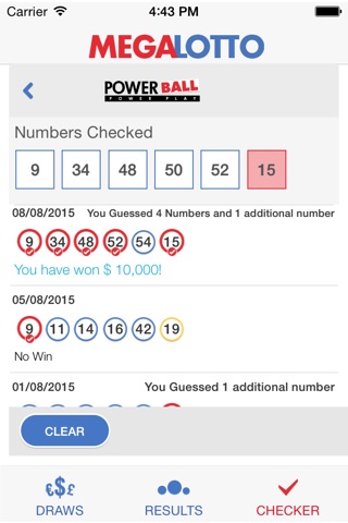 Mega Lotto – Lottery numbers screenshot 2