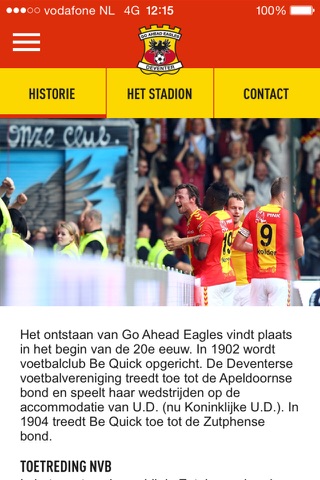 Go Ahead Eagles Official App screenshot 4