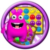 Baby Pink Monster Go Bubble Shooter Game Edition
