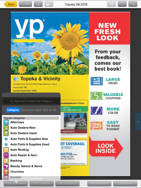 real yellow pages