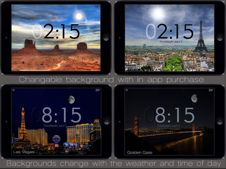 Beautiful Clock Radio lPad screenshot-3