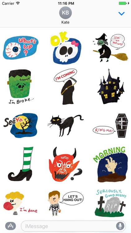 Awesome Halloween Stickers for iMessage