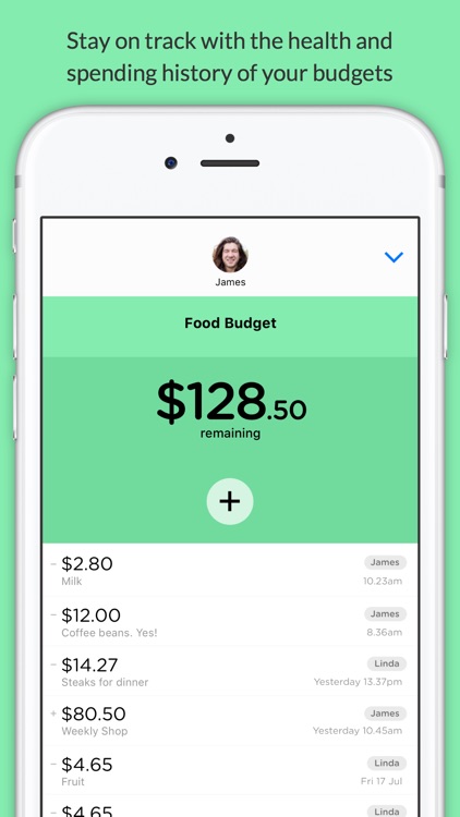 Pennies Mini - Share budgets with your friends screenshot-2
