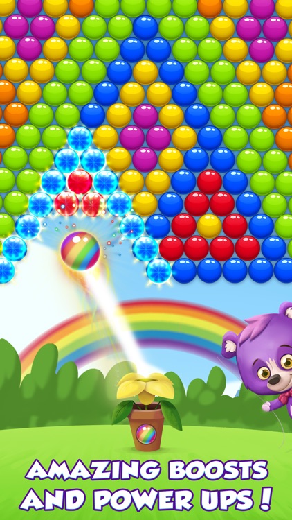 Bubble Shooter Rainbow Shoot & Pop Puzzle Level 101 - 107 🌈 